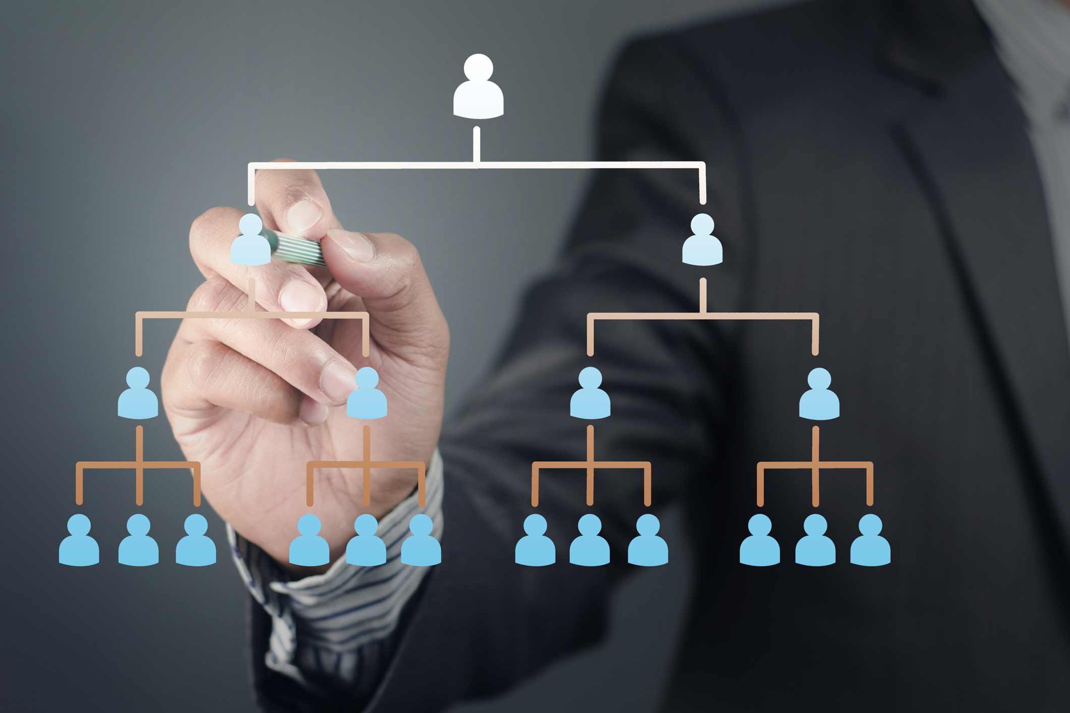 Business people talking in meeting